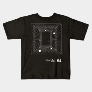 Portal  - Minimal Style Illustration Artwork Kids T-Shirt